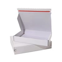 Boîte en carton ondulé pliable avec logo personnalisé, revêtement UV pour impression en relief, expédition express pour vêtements/t-shirts