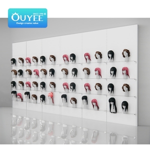 Boutique gratuite design <span class=keywords><strong>extension</strong></span> de cheveux affichage fourniture de beauté magasin équipement perruque vitrine - Product Image 1