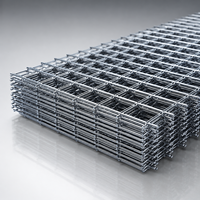Malla de Alambre de Hierro Soldada Galvanizada por Inmersión en Caliente, Tamaños Personalizados 2x2, 3x3, 2x4, Paneles de Malla de Alambre Soldada para Refuerzo de Construcción
