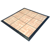 Facile da Laici PVC di Legno Portatile Pista da ballo Eventi pavimento/pvc del vinile pista da ballo/bianco pista da ballo