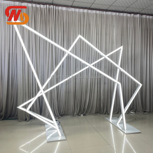 SMOOTH Large Led Light <b>Wedding</b> Stage <b>Backdrop</b> Entrance Tunnel Path Light Arch for Party Event Decor - Product Image 4