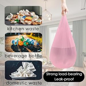 Bolsas de Basura Portátiles Huamaohengchun de 2-4 Galones, Bolsas de Basura Pequeñas Tipo Chaleco Reforzadas para Oficina, Cocina, Dormitorio y Más - Product Image 6