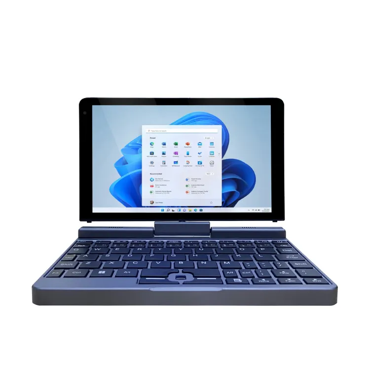 Yeni varış 8 inç 8gb 12gb 16gb Ddr5 Mini taşınabilir dizüstü 2 In 1 Tablet Pc klavye Tablet Pc ile büyük pil