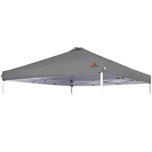 SCOCANOPY DarkGrey Canopy Cover Reemplazo 12x12 Top Canopy Solo con ventilación de aire para exhibición de camping al aire libre