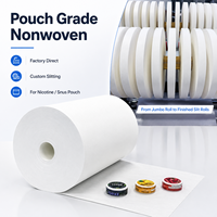 Papier filtre non tissé Huiming SNUS de qualité alimentaire européenne et américaine pour emballage de SNUS, idéal pour les sachets de nicotine, de caféine et de nootropiques