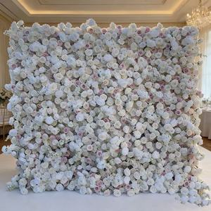 Mur floral artificiel 5D naturel 8x9 pieds pour jardinage domestique, vente chaude pour Pâques - Product Image 6