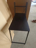 Bureau d'ordinateur pour la maison, la chambre à coucher, le studio, le bureau, avec étagère, poste de travail réglable, bureau d'écriture, table d'étude