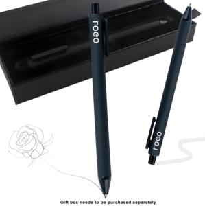 Bolígrafos de Plástico Baratos al por Mayor, Recubiertos de Goma Multicolor, con Logotipo Personalizado Impreso Retráctil OEM para Papelería - Product Image 6