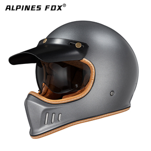 <span class=keywords><strong>Casque</strong></span> Intégral Rétro 3C Certification DOT <span class=keywords><strong>Casque</strong></span> de Moto Avec Visières Lunettes Coupe-Vent <span class=keywords><strong>Casque</strong></span> de Moto Scooter Rétro - Product Image 2