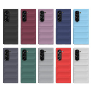 Hot bán đa chức năng có thể gập lại chống sốc điện thoại trường hợp Đối với Samsung Z lật 6 bền đầy màu sắc TPU điện thoại bìa cho Z gấp 6 - Product Image 3