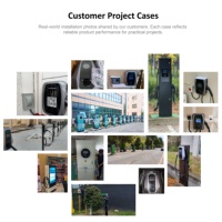Nuevo Cargador de Pared para Vehículos Eléctricos CE UKCA AC, 11kW 32A Tipo 2, Estación de Carga de Pared para Vehículos Eléctricos, WiFi, Aplicación, RFID, OCPP 1.6J WAIZIDA