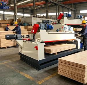 YUEQUN Machine à décortiquer le bois stratifié et à fabriquer le contreplaqué avec moteur PLC, pompe et roulement, haute précision, complète - Product Image 1