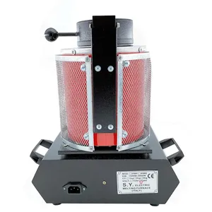 Fourneau de fusion électrique à induction haute température pour étain, argent, cuivre, aluminium, or, mini, petit moteur, 110V/220V, capacité 800kg/h - Product Image 3