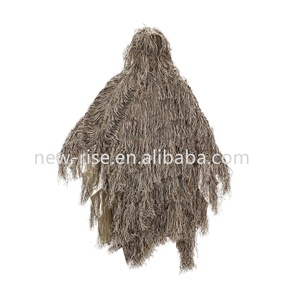 Poncho Ghillie Camouflage Gilly Portable Pliable en Polyester pour la Chasse en Plein Air et l'Observation des Oiseaux - Product Image 2