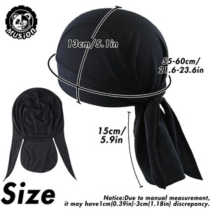 Xufeng Gorro pirata para ciclismo, talla única, poliéster, pañuelo deportivo de secado rápido para hombres y mujeres, para correr, pescar, protección solar - Product Image 4