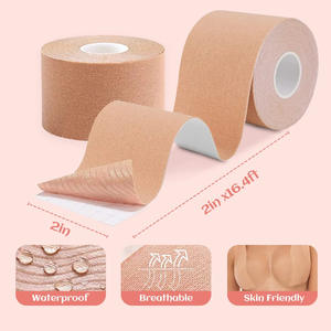 Cinta Adhesiva para Levantar el Busto, Color Piel, 5cmx5m, Transpirable, para Uso Deportivo - Product Image 5