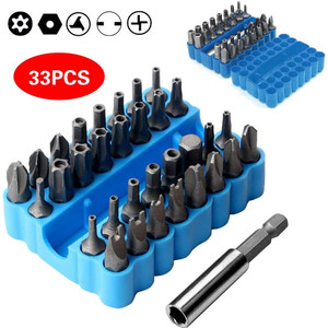 Nanrui <b>Screwdriver</b> <b>Bit</b> <b>Set</b> 33Pcs Hex Torx Slotted Drill Accessories - Product Image 4