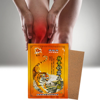 Patch Anti-Douleur Musculaire Tigre pour Soulagement des Douleurs Musculaires, Courbatures et Arthrite Articulaire du Genou – Plâtre Médical Soin Santé 8 Pièces/Sac