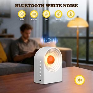 Haut-parleur à bruit blanc avec veilleuse pour le sommeil et la relaxation, usage domestique - Product Image 1