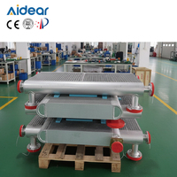Échangeur de chaleur à plaques à ailettes pour refroidisseur d'huile, système de refroidissement de compresseur, radiateur pour compresseurs d'air à vis