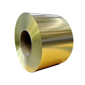 Chất lượng cao c2680 C1100 c27200 Brass cuộn dây Nhà sản xuất độ dày 0.1 mét ~ 3 mét cuộn dây đồng