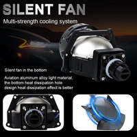 JHS Super Bright Bi Led Projecteur Lentille 3.0 Phares IP68 130W 12000LM Phares Antibrouillard Phare De Voiture Lumières LED Phare