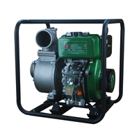 Bomba de Agua Centrífuga Portátil Pequeña de Diésel con Baja Presión, Flujo de 65m/h, 5.5HP, para Riego Agrícola
