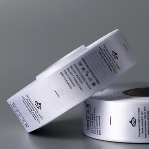 Tùy chỉnh tiếng Anh Trung Quốc Thành phần nhãn cho nhà dệt may may sẵn sàng thực hiện khăn rửa nhãn nước in hình chữ nhật - Product Image 6