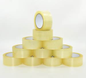 Pudi fuerte sensible a la presión de un solo lado 45mm * 50m cinta adhesiva BOPP caucho impermeable resistente al calor para sellado de cartón - Product Image 3