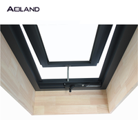AS2047 Australien standard en aluminium auvent fenêtre design avec bois révèle pour hôtel