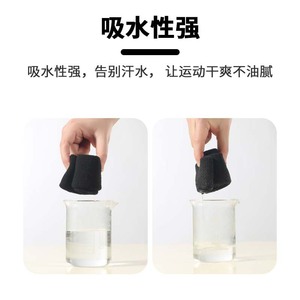 Bandeau de sport fin antidérapant en Spandex et Nylon pour la course, le yoga et le fitness, couleur unie universelle - Product Image 4