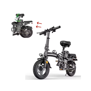 Bicicleta Plegable Mini de 14 Pulgadas, 350W, 48V, con Batería de Litio, Económica, para Adultos, Oferta 2024 - Product Image 1