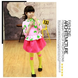 Childrens Pantyhose Thin Style Spring Autumn Girls Leggings Semi <b>Sheer</b> Cotton Dance <b>Socks</b> 4-6 Years Old - Product Image 2