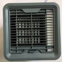 Ventilateur Rafraîchisseur d'Air Portable de Bureau Mini Rechargeable USB, Climatiseur d'Eau pour Petites Pièces, Refroidisseur Évaporatif de Bureau