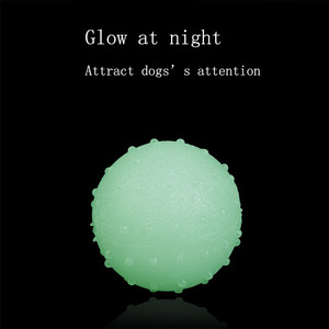 Solid Rubber <strong>Ball</strong> <strong>Glow</strong> <strong>in</strong> <strong>the</strong> <strong>Dark</strong> <strong>Dog</strong> Toy - Product Image 3