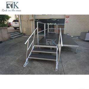 Escenario de Plataforma Antideslizante de Cuatro Patas de Carga Pesada de Instalación Rápida para Eventos - Product Image 3