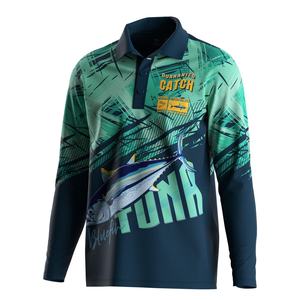 Camiseta Polo de Pesca UPF50+ de Secado Rápido, Tejido Transpirable y Duradero, Esencial para Pesca Deportiva - Product Image 1