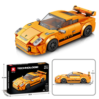 Kit MOC de Présentation de Maquettes de Voitures – Blocs de Construction Éducatifs DIY Exquis, Mini Briques Jouets pour Adultes et Enfants, Nouveau Cadeau 2024