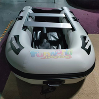 Bote Inflable Comercial de Casco Rígido de PVC, Ligero, para Navegación, Rescate, Pesca, Deportes Acuáticos