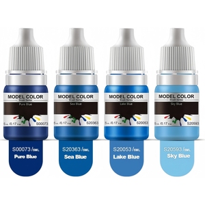 Ensemble de <span class=keywords><strong>peinture</strong></span> miniature 4 flacons x 5 ml <span class=keywords><strong>Peinture</strong></span> à base d'eau écologique <span class=keywords><strong>Peinture</strong></span> rapide Couleurs de modèle Tons bleus <span class=keywords><strong>pour</strong></span> modèles en <span class=keywords><strong>plastique</strong></span> résine métal - Product Image 2