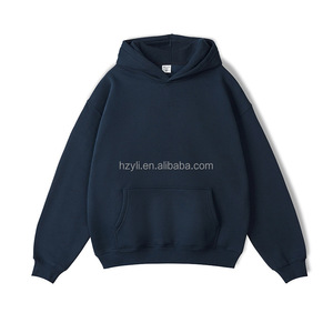 Sudadera de Alta Calidad, Corte Regular, Felpa Gruesa, Hombros Caídos, Primavera, Cálida, 100% Algodón, Informal, con Logotipo Personalizado, Ropa Urbana para Hombre - Product Image 5