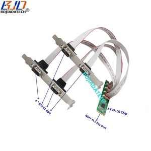 Nhà Máy Bán buôn 2280 NGFF M.2 B + M giao diện để 4 * COM DB9 <span class=keywords><strong>RS232</strong></span> công nghiệp cổng nối tiếp chuyển đổi Adapter thẻ với Cáp dữ liệu - Product Image 1