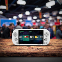 Nouveauté RYJ Trimui Smart Pro Consoles de jeux portables 4,96 pouces IPS Consoles de jeux de poche LINUX Joueurs de jeux 26 simulateurs