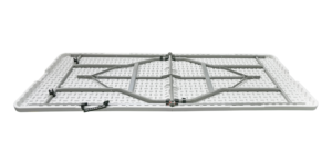 Mesa rectangular de 6 pies, mesa plegable de plástico con tapa de HDPE, mesa de exterior de plástico conveniente al por mayor - Product Image 5