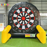 Cible de tir gonflable pas chère pour le carnaval : jeu de football et de fléchettes