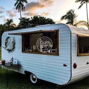 Cuisine mobile 2025, caravane alimentaire, remorque de restauration en aluminium, chariot de vente de hot-dogs, restauration commerciale à vendre - Product Image 6