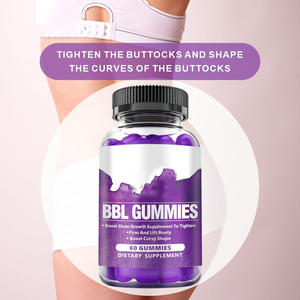 Compléments alimentaires à base de fibres végétales naturelles de l'usine OEM, gommes pour lifter les fesses, améliorer les fesses pour les femmes adultes - Product Image 2