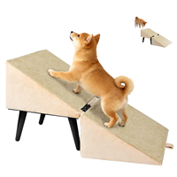 Escalier en bois pour animaux de compagnie, pour canapé intérieur, type séparé, double usage, rampe, échelle, marches d'escalade détachables pour petits chiens âgés