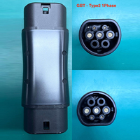 Adaptateur EV 32A 22KW GBT vers Type 2, norme chinoise IEC 62196 GB, convertisseur de charge, protection IP54, 250V/380V AC