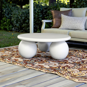 โต๊ะกาแฟคอนกรีตทำด้วยมือสำหรับห้องนั่งเล่นกลางแจ้งทนทานปรับสภาพได้ - Product Image 1